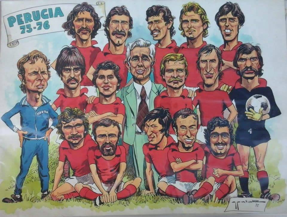 caricatura squadra 1975-1976